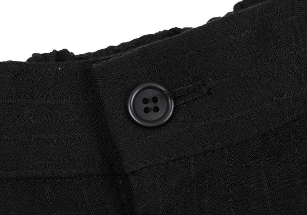 SENSOUNICO MOYURU Poly-Rayon Shadow Pants Black Size M-L