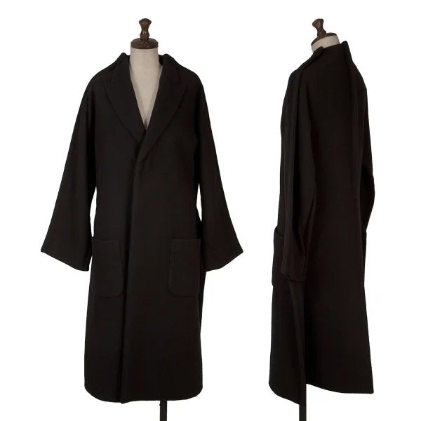 COMME des GARCONS 22AW Melton Wool 2D Coat Black Size XS