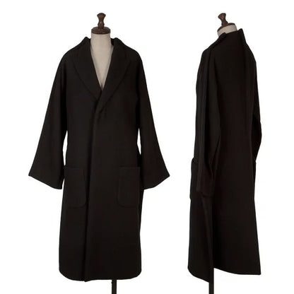 COMME des GARCONS 22AW Melton Wool 2D Coat Black Size XS