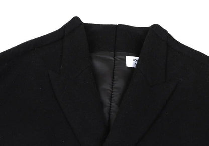 COMME des GARCONS 22AW Melton Wool 2D Coat Black Size XS