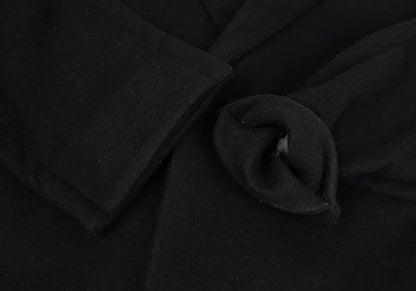 COMME des GARCONS 22AW Melton Wool 2D Coat Black Size XS