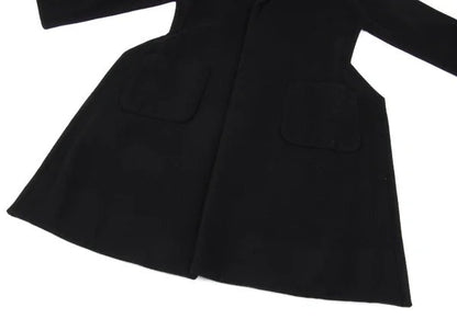 COMME des GARCONS 22AW Melton Wool 2D Coat Black Size XS