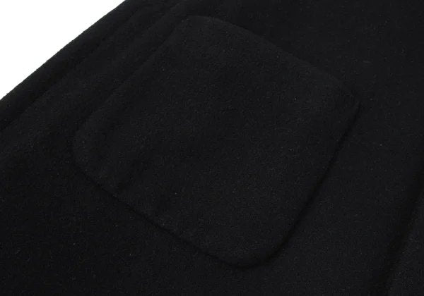 COMME des GARCONS 22AW Melton Wool 2D Coat Black Size XS
