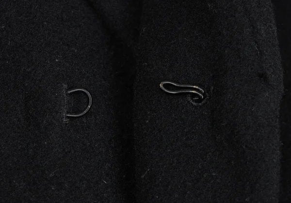 COMME des GARCONS 22AW Melton Wool 2D Coat Black Size XS