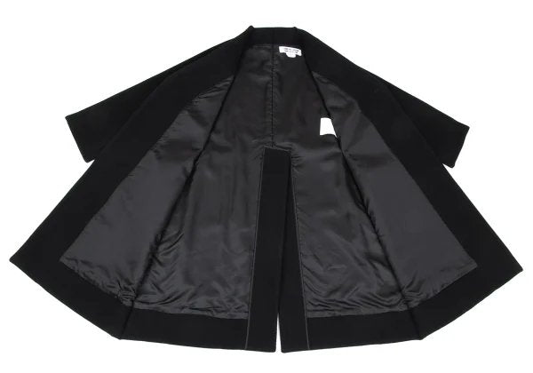 COMME des GARCONS 22AW Melton Wool 2D Coat Black Size XS