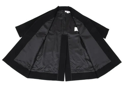 COMME des GARCONS 22AW Melton Wool 2D Coat Black Size XS