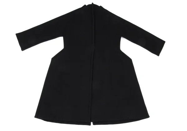 COMME des GARCONS 22AW Melton Wool 2D Coat Black Size XS