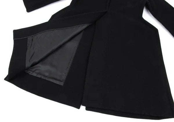 COMME des GARCONS 22AW Melton Wool 2D Coat Black Size XS