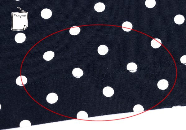tricot COMME des GARCONS Dot Print Tank Navy White Size S