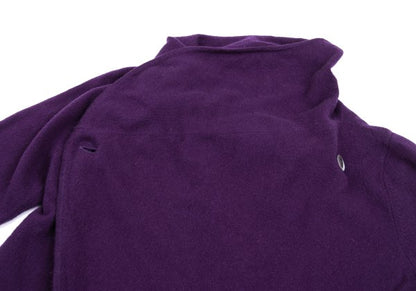 ZUCCA Cashmere Wrap Knit Cardigan Purple Size M
