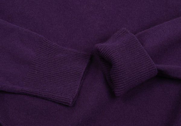 ZUCCA Cashmere Wrap Knit Cardigan Purple Size M