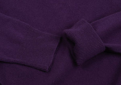 ZUCCA Cashmere Wrap Knit Cardigan Purple Size M