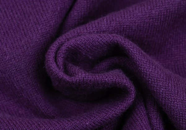 ZUCCA Cashmere Wrap Knit Cardigan Purple Size M