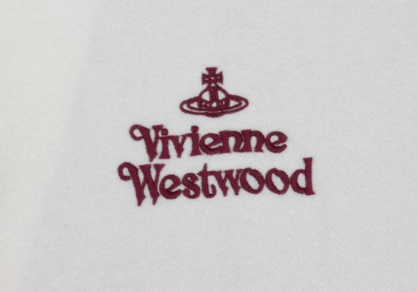 Vivienne Westwood Logo Scarf White