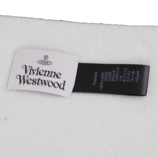 Vivienne Westwood Logo Scarf White