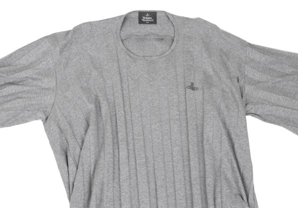 Vivienne Westwood MAN Orb Embroidered T-Shirt Gray Size F