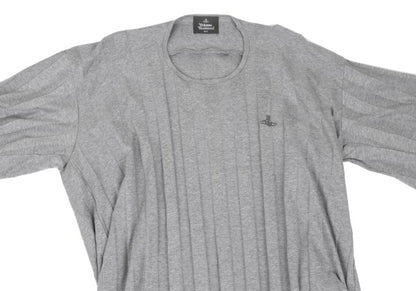 Vivienne Westwood MAN Orb Embroidered T-Shirt Gray Size F