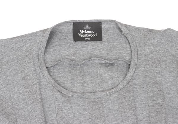 Vivienne Westwood MAN Orb Embroidered T-Shirt Gray Size F