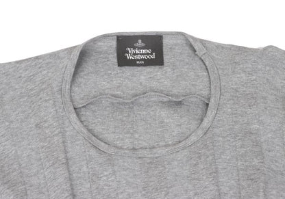 Vivienne Westwood MAN Orb Embroidered T-Shirt Gray Size F