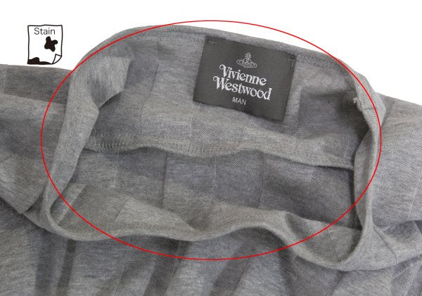 Vivienne Westwood MAN Orb Embroidered T-Shirt Gray Size F