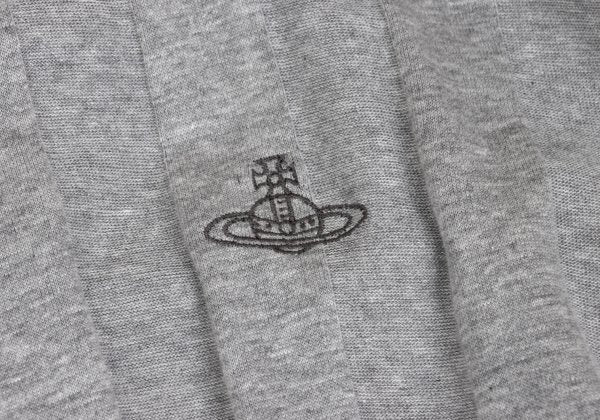 Vivienne Westwood MAN Orb Embroidered T-Shirt Gray Size F