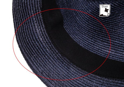 Borsalino Hemp Hat Navy Size 61