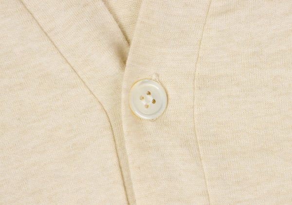 COMME des GARCONS HOMME Cotton Cardigan Ivory Size L