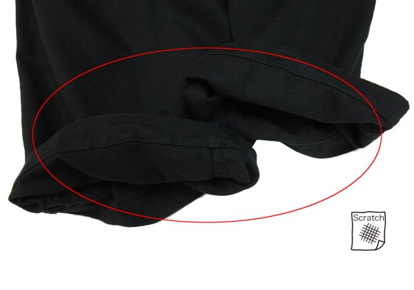 BLACK Scandal Yohji Yamamoto 25SS Cotton Work Black Size 1