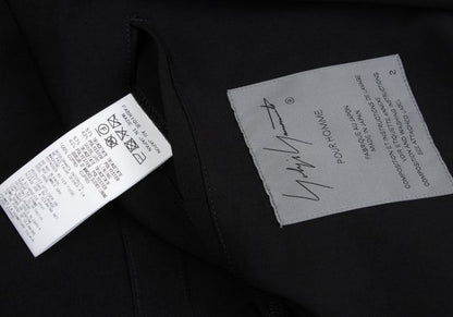 Yohji Yamamoto POUR HOMME 25SS Jacket Black Size 2