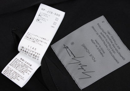 Yohji Yamamoto POUR HOMME 25SS Jacket Black Size 2
