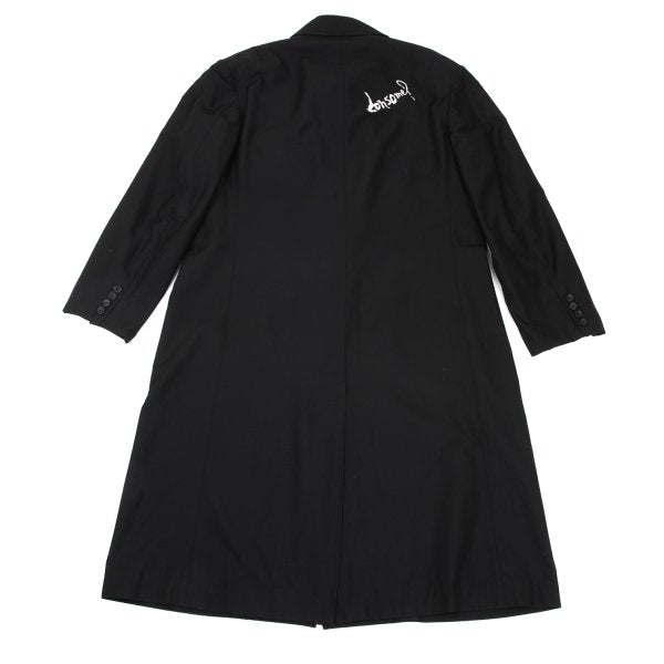 Yohji Yamamoto POUR HOMME 23SS Back Jacket Black Size 2