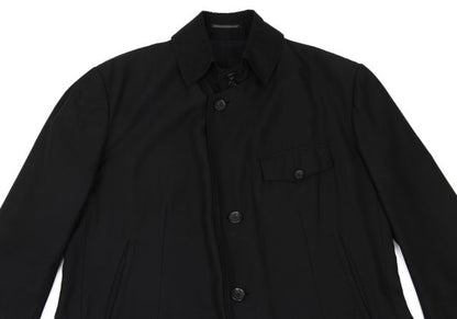 Yohji Yamamoto POUR HOMME 23SS Back Jacket Black Size 2