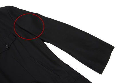 Yohji Yamamoto POUR HOMME 23SS Back Jacket Black Size 2