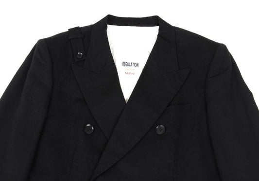 REGULATION Yohji Yamamoto MEN Cotton Jacket Black Size 3
