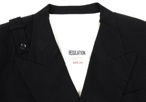 REGULATION Yohji Yamamoto MEN Cotton Jacket Black Size 3