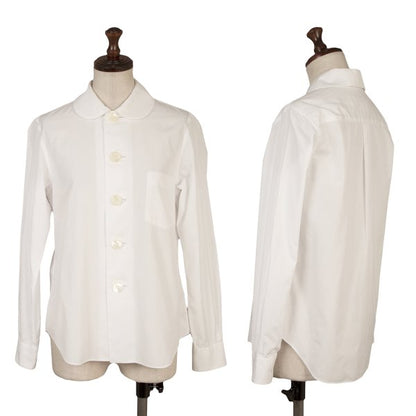COMME des GARCONS Big Button Round Shirt White Size XS