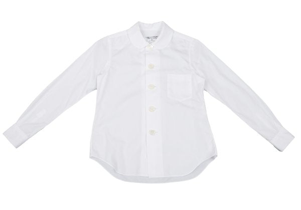 COMME des GARCONS Big Button Round Shirt White Size XS