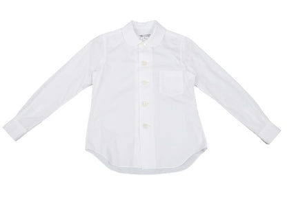 COMME des GARCONS Big Button Round Shirt White Size XS