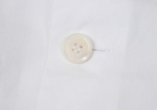 COMME des GARCONS Big Button Round Shirt White Size XS