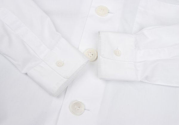 COMME des GARCONS Big Button Round Shirt White Size XS