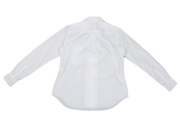 COMME des GARCONS Big Button Round Shirt White Size XS