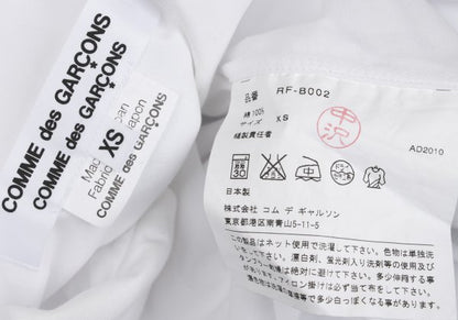 COMME des GARCONS Big Button Round Shirt White Size XS