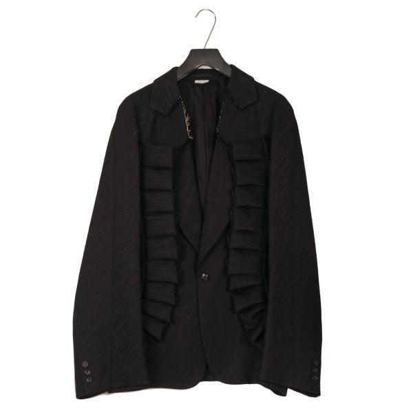 COMME des GARCONS HOMME PLUS 25SS Raw Jacket Black Size L
