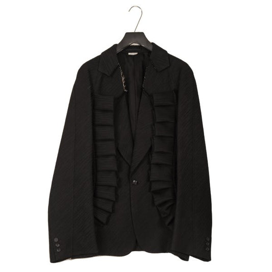 COMME des GARCONS HOMME PLUS 25SS Raw Jacket Black Size L