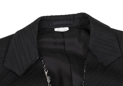 COMME des GARCONS HOMME PLUS 25SS Raw Jacket Black Size L