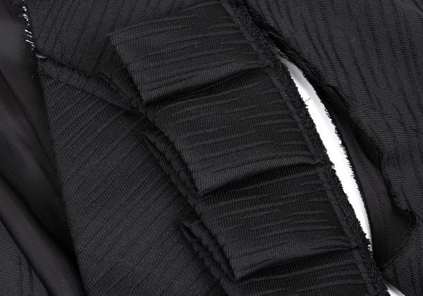 COMME des GARCONS HOMME PLUS 25SS Raw Jacket Black Size L