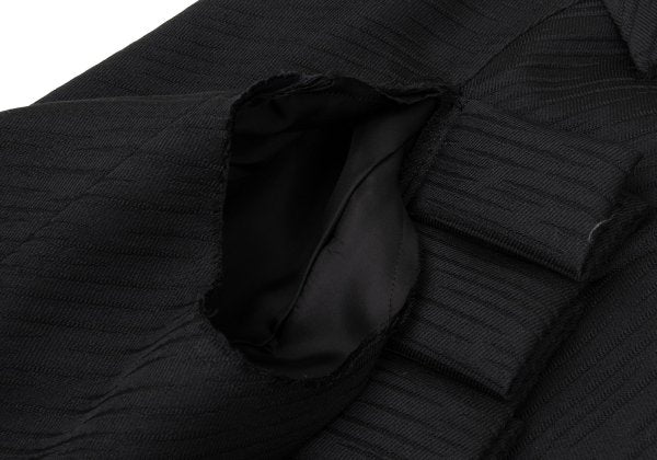 COMME des GARCONS HOMME PLUS 25SS Raw Jacket Black Size L
