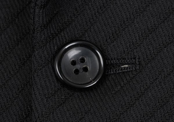 COMME des GARCONS HOMME PLUS 25SS Raw Jacket Black Size L