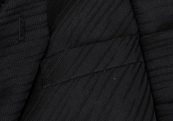 COMME des GARCONS HOMME PLUS 25SS Raw Jacket Black Size L