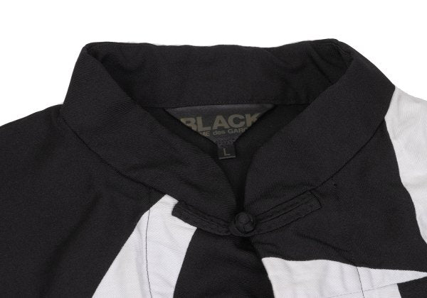 BLACK COMME des GARCONS 25SS Bi-Color Jacket Black Size L